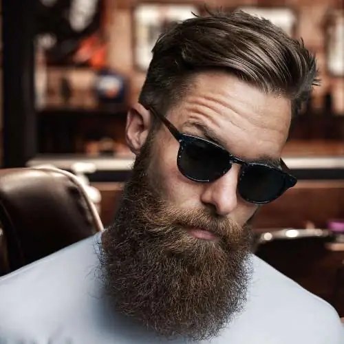 Beard trim and line-up at The Peaky Barbers